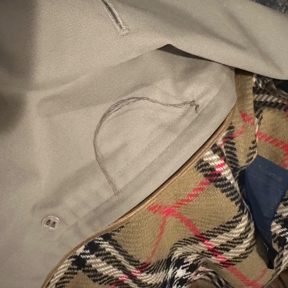 Vintage Burberry Long Trench Coat with Removable Wool Lining - Picture 10 of 15